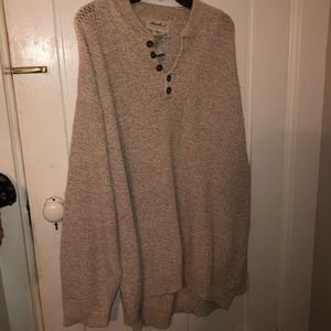 Men’s sweater/women’s oversized sweater dress